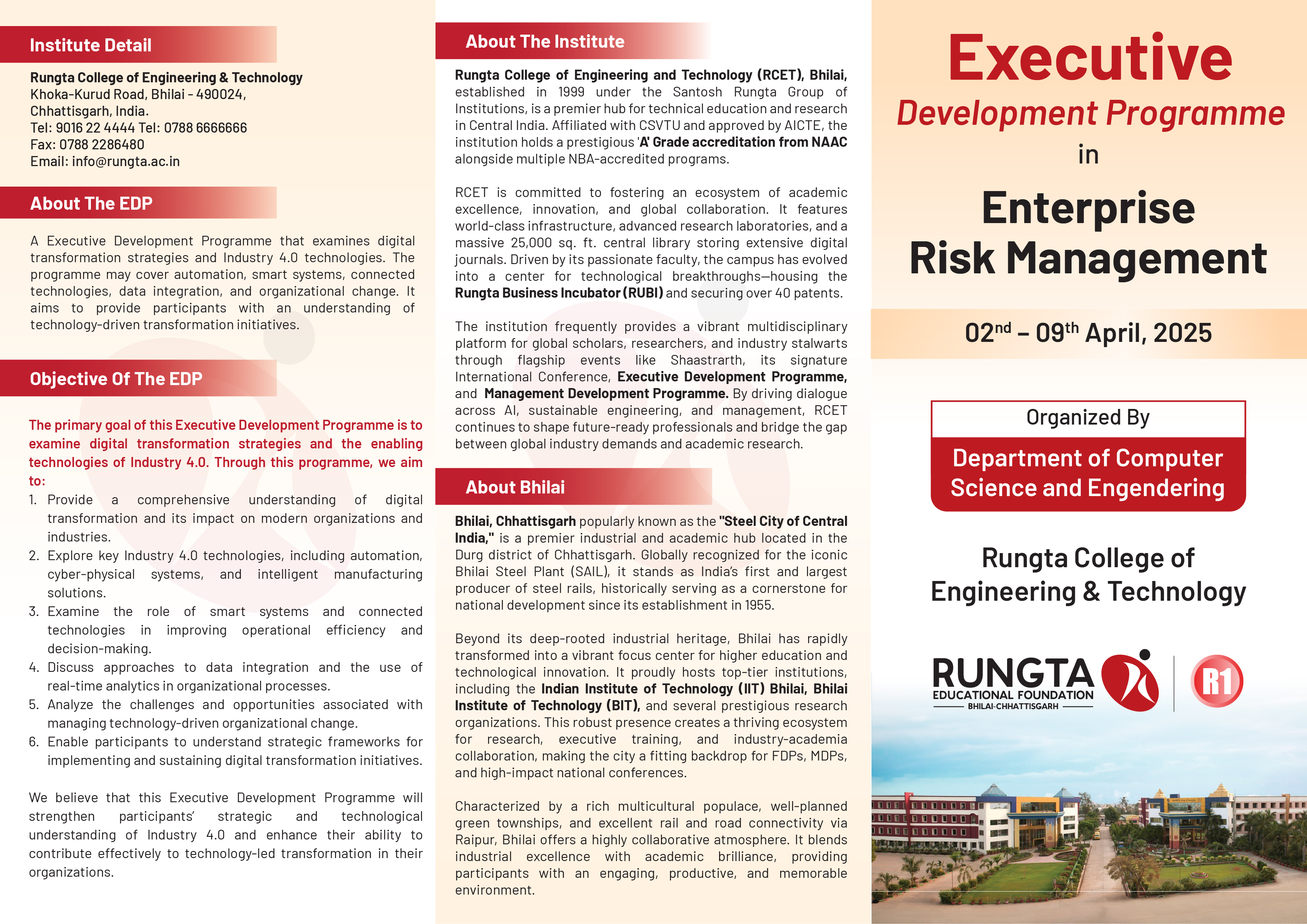 Executive Development Program in Enterprise Risk Management